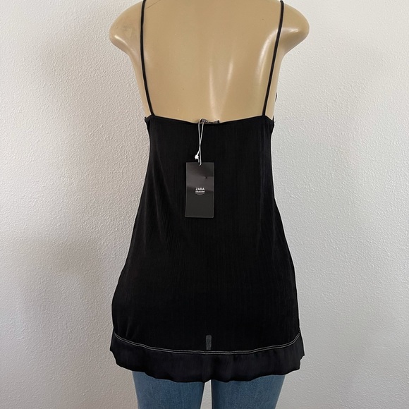 ZARA camisole black top M - Picture 2 of 5